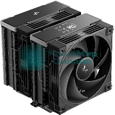 Кулер для процессора DEEPCOOL AK620 G2 DIGITAL NYX LGA1851/1700/1200/115X/AM5/AM4 (8шт/кор, TDP 260W, PWM, DUAL Fan 120мм, 6 тепл. трубок, Copper Base, черный) RET (R-AK620G2-BKNNMN-GJD-1)