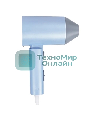 Фен Centek CT-2203 синий, 1600 Вт, компактный, ионизация