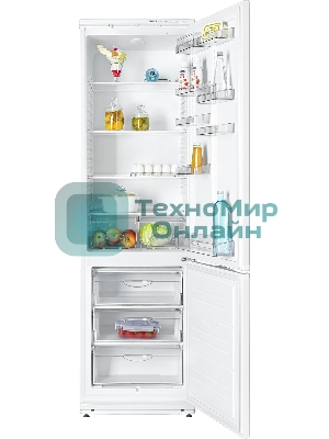 Холодильник Atlant ХМ-6026-031 белый двухкамерный 272/101л морозилка снизу