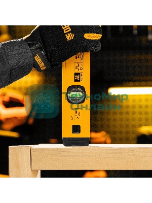 Уровень алюминиевый Denzel магнит., фрезерованный, 3 глазка (1 зеркал.), 0,5 мм/м, 400 мм