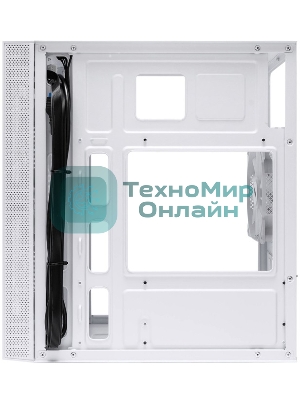 Компьютерный корпус 1STPLAYER FIREBASE X1 белый, mATX, 3x120мм LED fans
