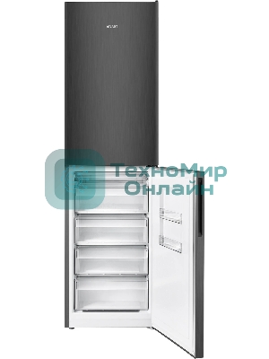 Холодильник Atlant ХМ-4625-151 черный металлик двухкамерный 205/159л морозилка снизу