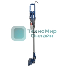 Пылесос вертикальный JVC JH-VS118 синий, питание от сети, 130 Вт, уборка сухая, пылесборник 1.2 л