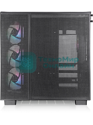 Компьютерный корпус Thermaltake View 380 XL TG ARGB черный без БП E-ATX 2x120мм 2xUSB3.0 audio bott PSU
