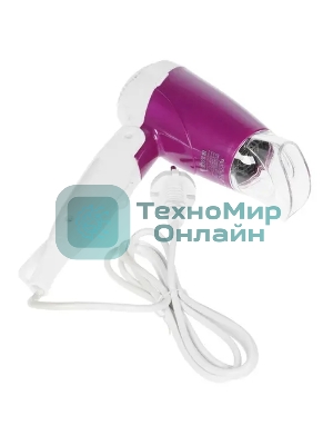 Фен Centek CT-2230 фиолетовый/белый, 1200 Вт, компактный