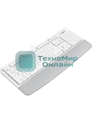 Клавиатура A4Tech Fstyler FK20 проводная, USB Type-A, белый