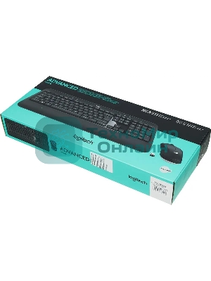 Комплект клавиатура+мышь Logitech MK540 беспроводной, USB, 1000 DPI, чёрный