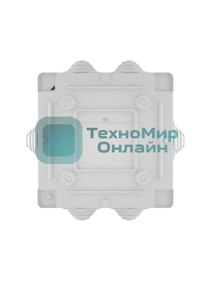 Коробка ответвительная DKC 53801 с 6 кабельными вводами д.25мм IP55 100х100х50мм