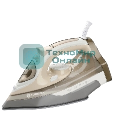 Утюг Eurostek EEI-2607 бежевый/белый, 2600 Вт, 45 гр/мин, 140 г/мин, 350 мл