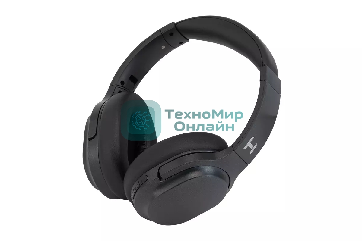 Беспроводные/проводные наушники Harper HB-712 черный, накладные, Bluetooth + проводной, активное шумоподавление, до 24 ч