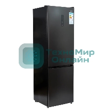 Холодильник Smile SRF378DI графит двухкамерный 240/95л морозилка снизу, No Frost