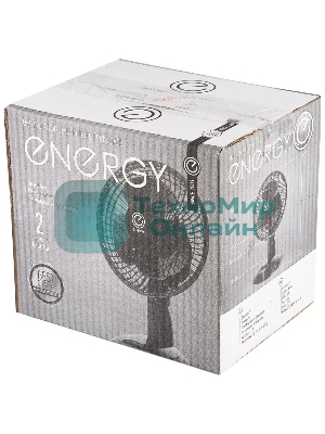 Вентилятор настольный Energy EN-0603 черный 1шт/уп