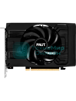 Видеокарта Palit GeForce RTX 5050 StormX, NVIDIA RTX 5050, 8 ГБ GDDR6, 128 бит, PCI-e 5.0, 1xHDMI, 3xDP, 2572 МГц