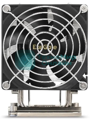 Кулер для процессора ExeGate ESNK-P0070APS4.PWM.4U.3647.Cu серебристый, 92 мм, алюминий/медь, 3800 об/мин, 44 дБ, 4 pin, 205 Вт, 125.5 мм
