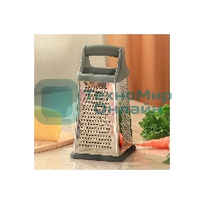 Терка TalleR TR-21922 Размер: 10,2x10,2x21 см.с контейнером 4 в 1