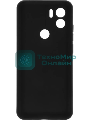 Чехол (клип-кейс) BoraSCO для Xiaomi Redmi A1+ Silicone Case черный (70938)