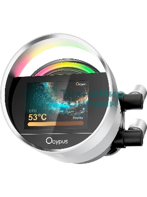 Система охлаждения Ocypus Sigma L36 WH ARGB, 360мм, LCD Pump 2.4