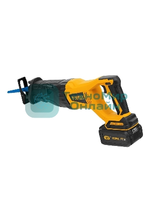 Пила сабельная аккумуляторная бесщет Denzel BRC-120, 18В Li-Ion