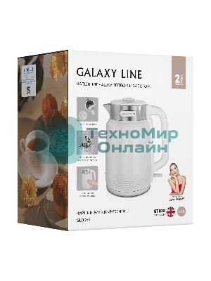 Чайник электрический Galaxy GL0364 белый