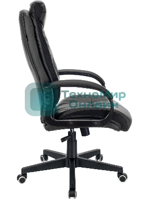 Кресло Бюрократ CH-824B/LBLACK черный, экокожа