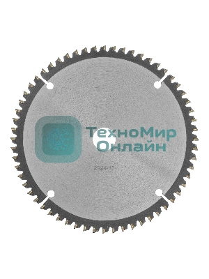 Пильный диск по алюминию Denzel ф165 х 20 мм, 60 зубьев