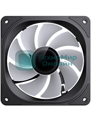 Вентилятор для корпуса JONSBO FR-606BR Reverse (120x120x25мм, 4-pin PWM, ARGb, 35.99CFM, 26.5dBA, 1500RPM, черный)