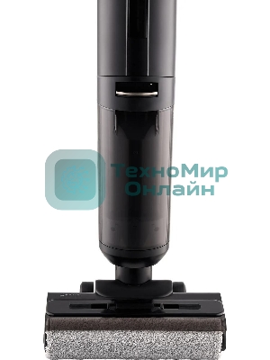 Пылесос вертикальный моющий Vitek VT-FW15PLUS черный, питание от аккумулятора, 120 Вт, уборка влажная/сбор жидкости/сухая, пылесборник 0.55 л