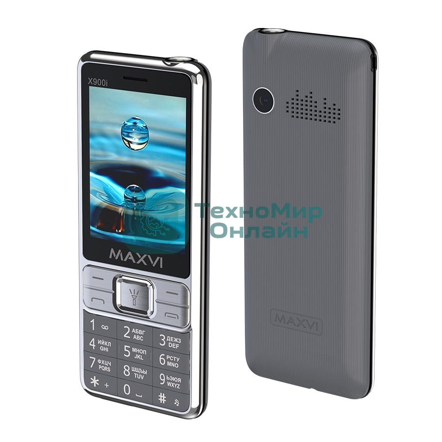 Мобильный телефон Maxvi X900i серый