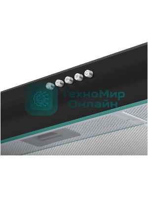 Вытяжка козырьковая Maunfeld MP-1 60 черный, 60 см, 520 куб. м/ч, 49 дБ