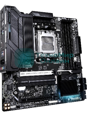 Материнская плата Gigabyte B850M GAMING X WIFI6E/WF6E, Socket AM5, AMD B850, 4xDDR5, 4xSATA, 2xM.2, 1xPCI-E 5.0 x16, 1xPCI-E 3.0 x4, 1xHDMI, 2xDP, 1x 2.5Gb LAN, 1xUSB-C 3.2 Gen 2, 1xUSB-A 3.2 Gen 2, 2xUSB-A 3.2 Gen 1, 4xUSB-A 2.0, 3x3.5 мм, 7.1, Micro-ATX