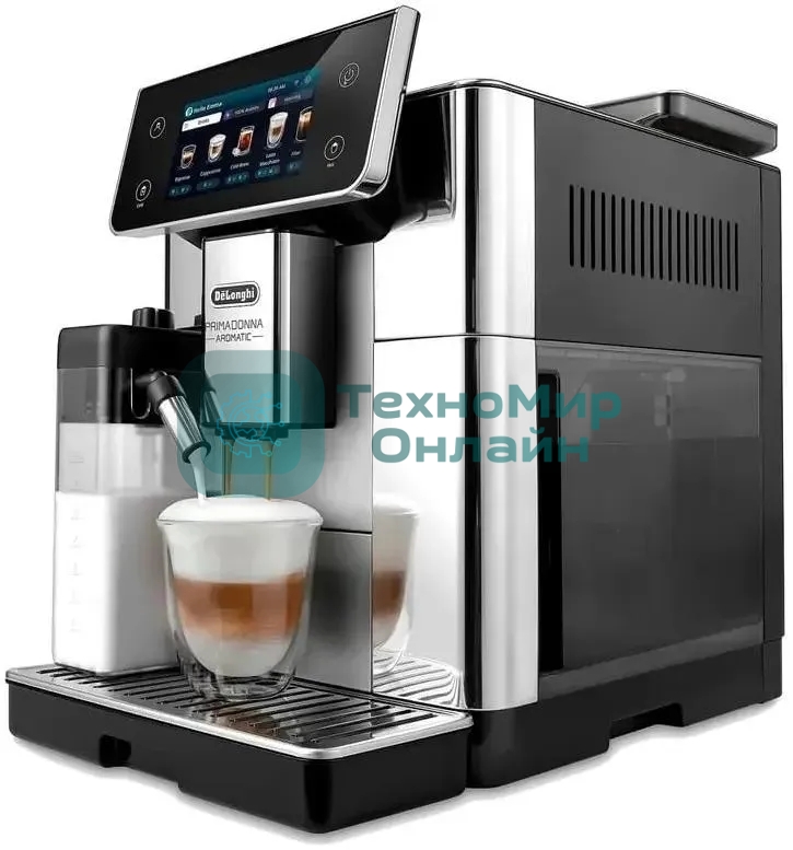Кофемашина DeLonghi ECAM630.55.SSM 1450Вт черный/серебристый