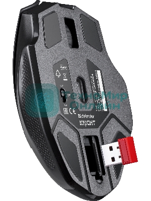 Мышь беспроводная Defender Knight GM-885 черный, 3200 dpi, радиоканал, USB, кнопки - 8