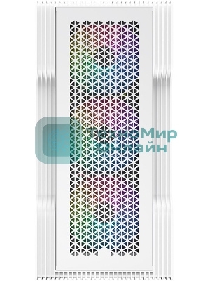 Компьютерный корпус 1STPLAYER TRILOBITE T3 белый/mATX, TG/4x 120мм LED fans inc./T3-WH-4F1-W