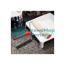 Валик Rexant велюр, ворс 5 мм, ширина ролика 240 мм, Ø 42 мм, бюгель 8 мм серия 