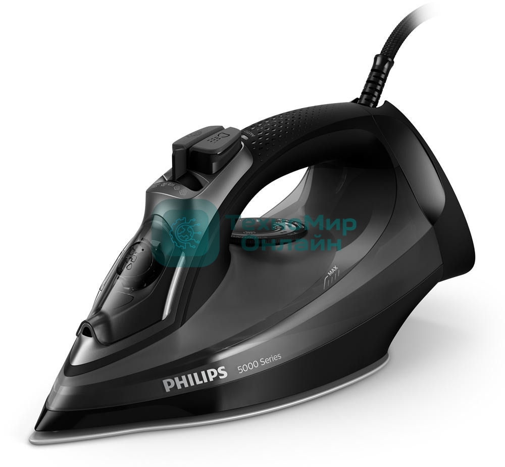 Утюг электрический Philips 2600 Вт, удар 200 г, пар 45 г/мин, SteamGlide Plus