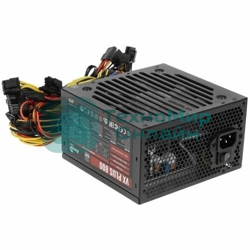 Блок питания Aerocool/Formula VX PLUS 800 RGb, 800Вт, 120мм, черный