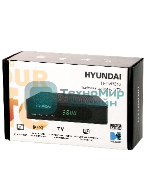 Цифровой TV ресивер HYUNDAI H-DVB240 черный