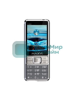 Мобильный телефон Maxvi X900i серый