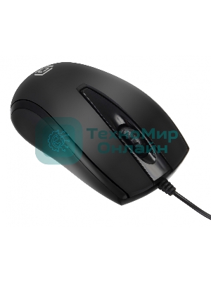 Мышь проводная Oklick 325M черный, 1000 dpi, USB, кнопки - 3