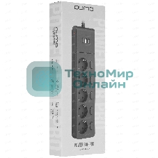 Сетевой фильтр QUMO Power Bar PRO 6SP4U (P-0006), черный