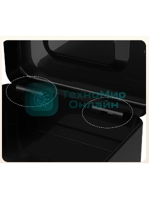 Ящик для денег Deli ET500 90x200x160 черный металл 1.2 кг