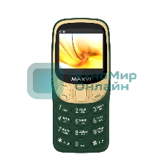 Мобильный телефон Maxvi K200 темно-зеленый
