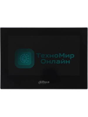 Видеодомофон IP 7 дюймовый, Dahua DHI-VTH2621G-P черный