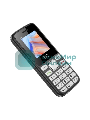 Мобильный телефон BQ 1860 Gem черный (без СЗУ в комплекте)