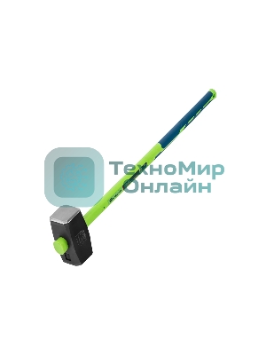 Кувалда Сибртех 9000 г, фибергласовая обрезиненная рукоятка