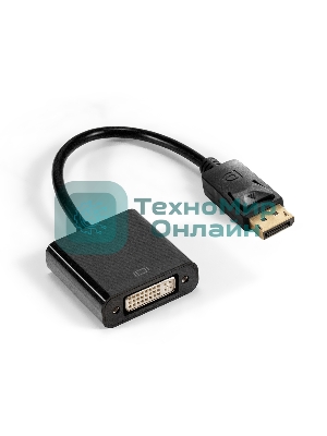 Кабель-переходник DisplayPort-DVI ExeGate EX-DPM-DVIF-0.1 (20M/19F, 0,1м)