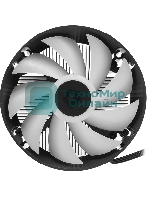 Кулер ID-Cooling DK-07A RAINBOW (AMD) черный 120мм алюминий 1800rpm 26db 4-зшт 125W 60мм