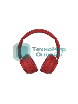 Беспроводные/проводные наушники Harper HB-215 красный, накладные, Bluetooth + проводной, до 5 ч