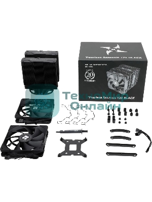 Устройство охлаждения(кулер) Thermalright Peerless Assassin 120 Soc-AM5/AM4/1151/1200/1700 черный 4-pin 25.6dB Al+Cu 750gr Ret (PA120-BLACK)