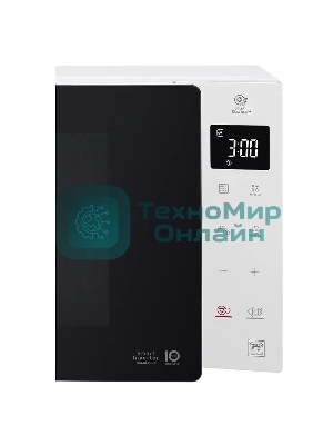 Микроволновая печь LG MW25R35GISW белый/черный, 25 л, 1000 Вт, переключатели - сенсор
